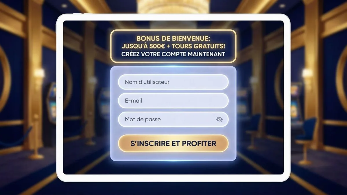Inscription avec bonus